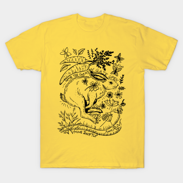 Running Rabbit Rabbit TShirt TeePublic